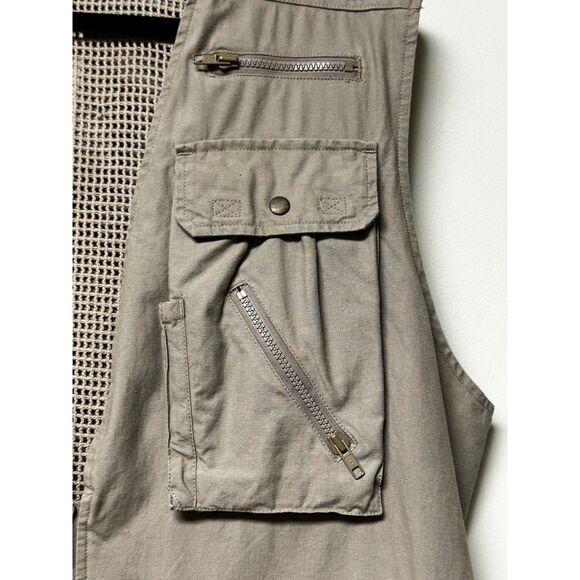 BANANA REPUBLIC Vintage 1986 Authentic Safari Vest, Sz XL - Picture 5 of 14